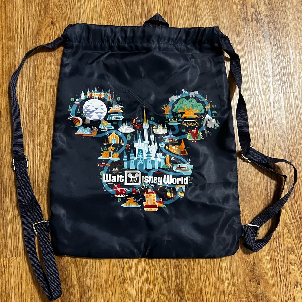 Disney World Mickey Drawstring Backpack
